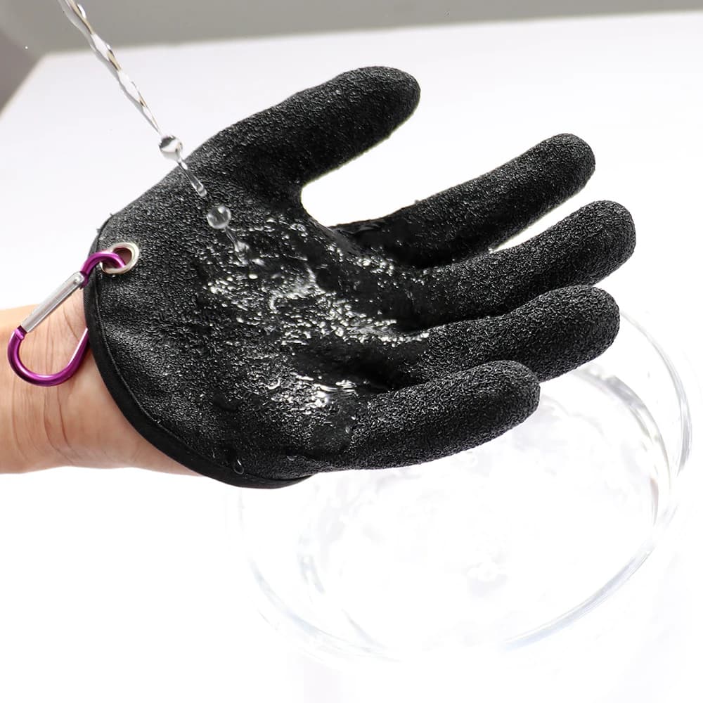 Gants de pêche pleine main étanches anti-dérapants anti-coupures durables pour capture carpe protection mains