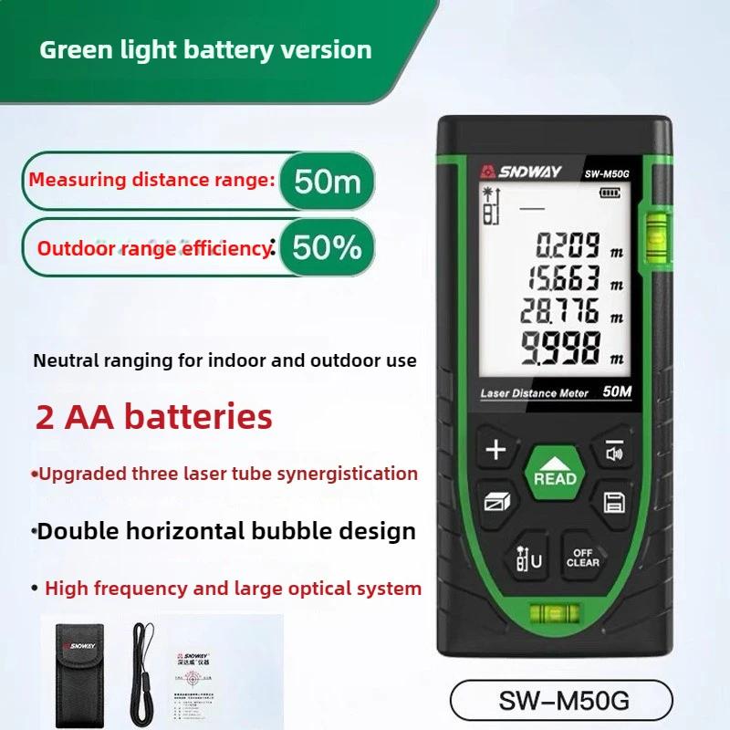 Télémètre laser vert SNDWAY SW-M50G pour pêche - Mesure précise jusqu'à 1000m avec infrarouge