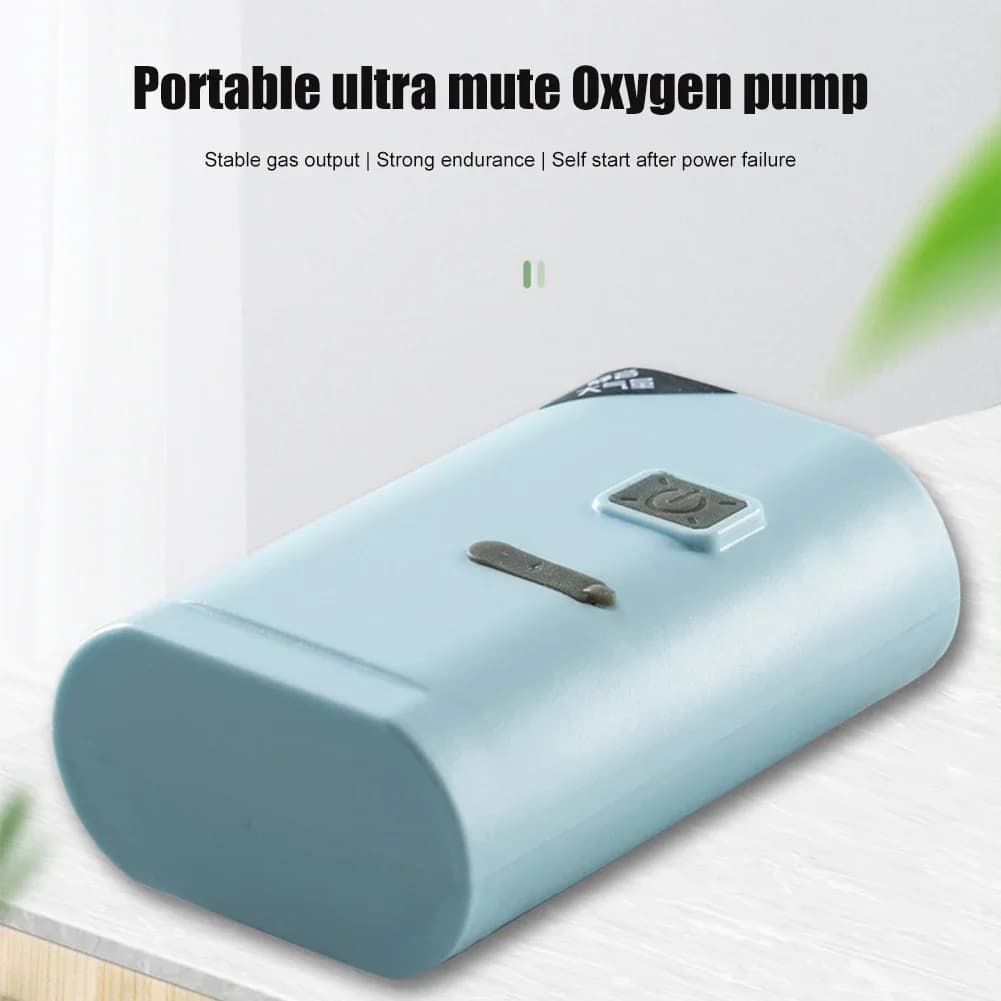 Pompe à oxygène USB rechargeable pour vivier - Aérateur silencieux portable pêche extérieure