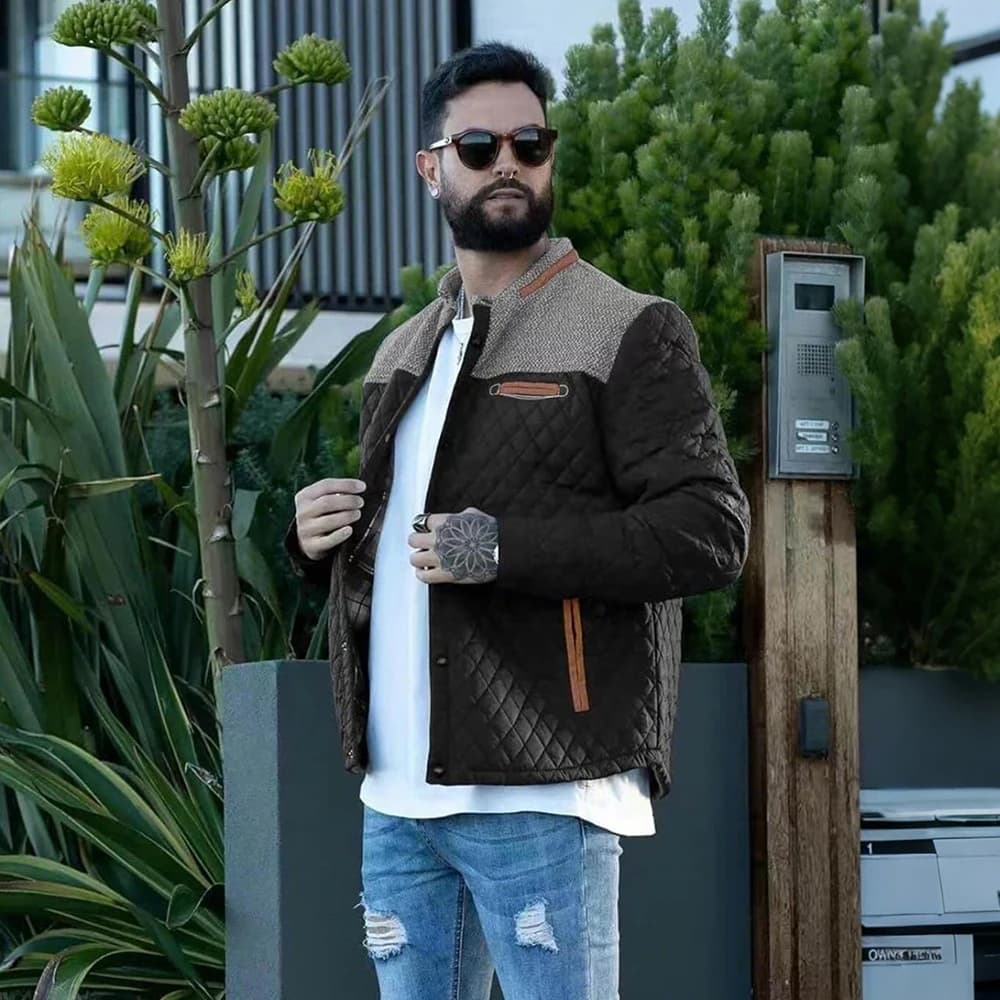 Veste bomber pêche casual - Vêtement technique décontracté pour pêche loisir