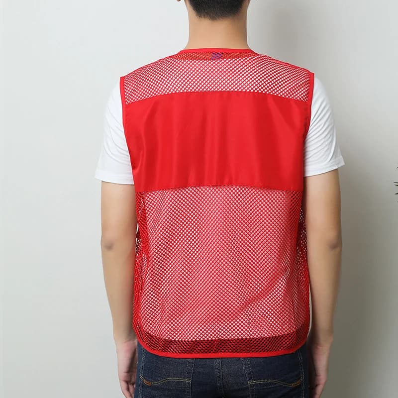 Veste sans manches homme pêche 2023 multi-poches mesh respirant pour été extérieur