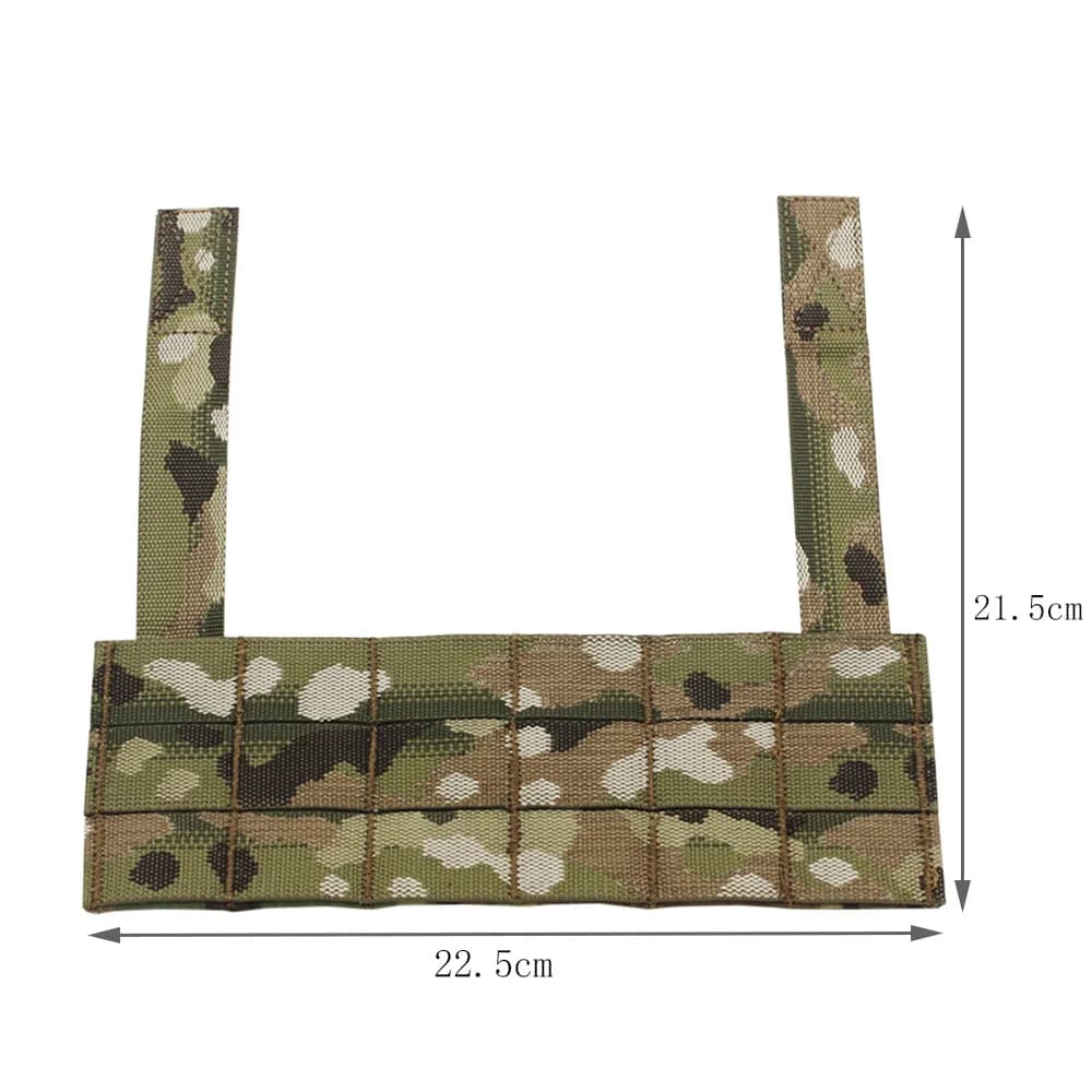 Plaque d'extension Molle pour gilet pêche D3CRM D3CRX pont EUD équipement chasse et airsoft