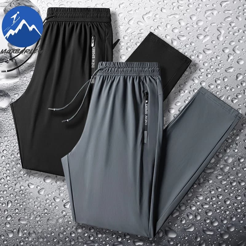 Pantalon pêche été soie homme séchage rapide respirant élastique 8XL overalls
