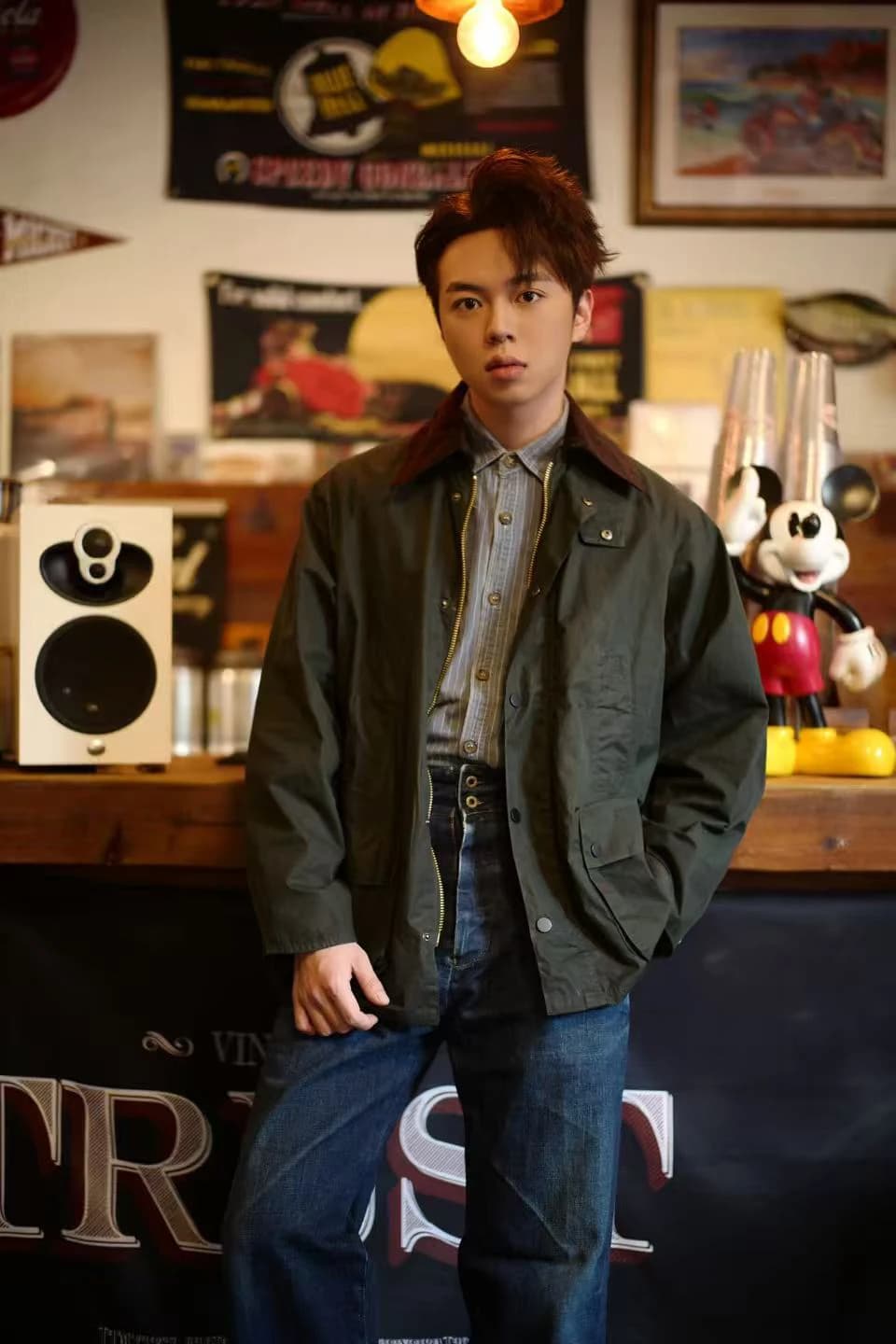 Veste de pêche cirée vintage 100% coton - Parka doublé pour pêche traditionnelle