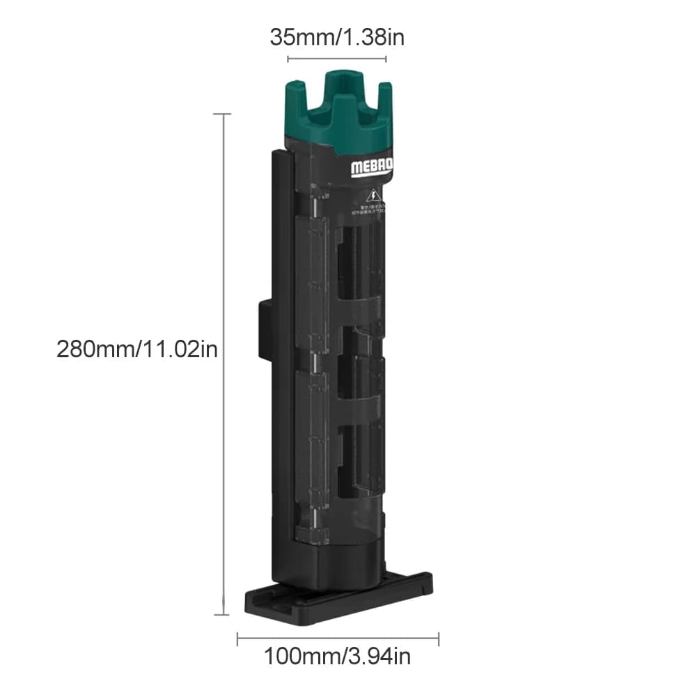 Support de canne pour boîte de pêche Opass Meiho Versus Daiwa, étui et rangement accessoires