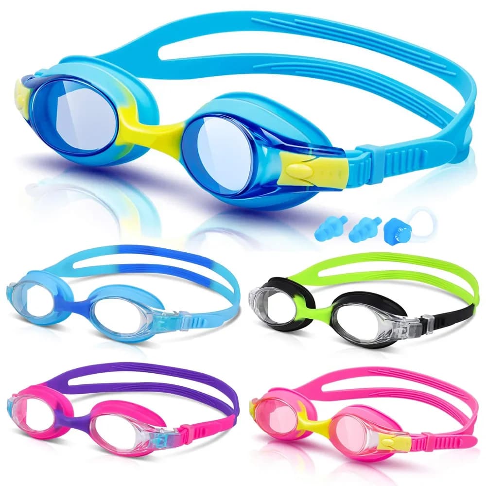 Lunettes de natation enfants haute définition étanches anti-buée silicone best-seller