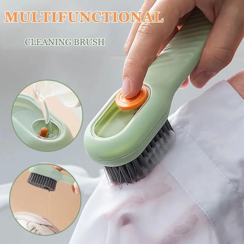 Brosse de nettoyage multifonction longue manche - Parfaite pour équipements de pêche et bottes