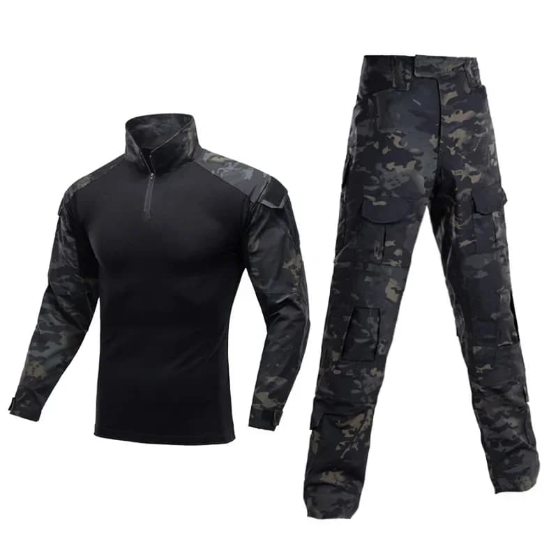 Ensemble BDU tactique complet - Tenue camouflage polyvalente paintball chasse pêche