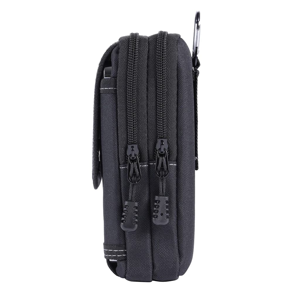 Sac ceinture tactique double couche avec poche téléphone - banane EDC pêche chasse randonnée