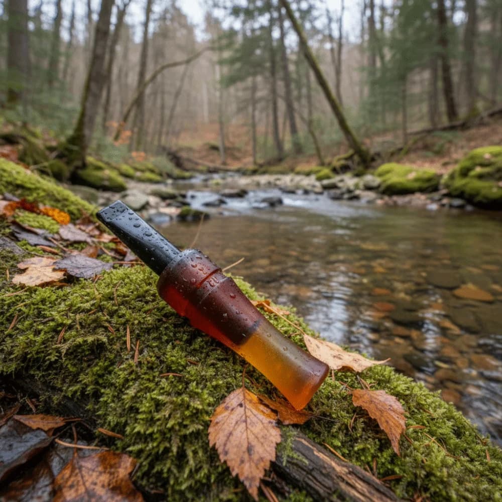 Appel corbeau bionique couleur marron - Sifflet simulateur son original pour activités extérieures