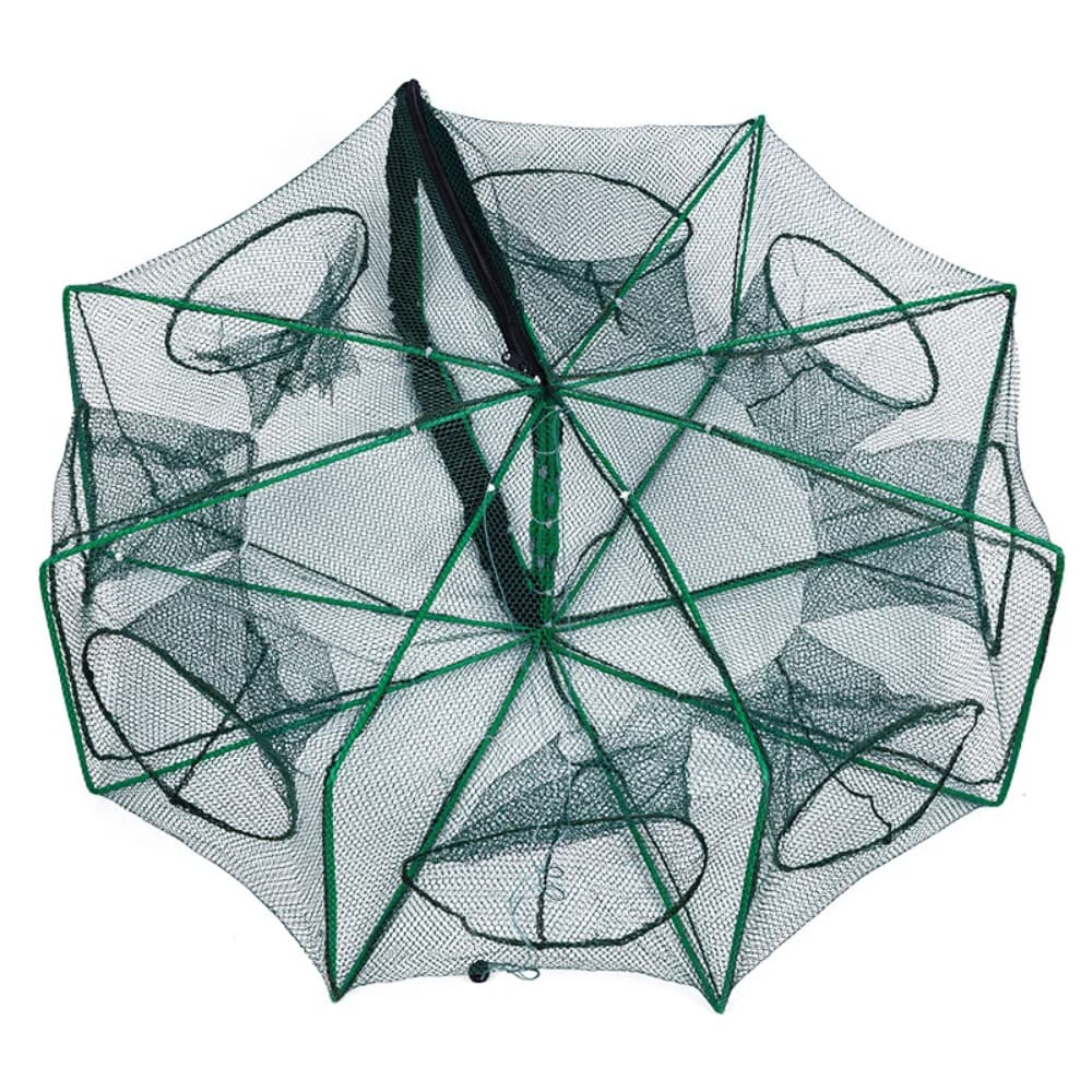 Piège pliable pour crabes écrevisses et anguilles filet de pêche casting résistant