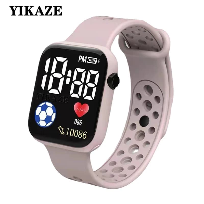 Montre numérique LED enfants 2026 étanche sport silicone garçons filles - Reloj électronique casual