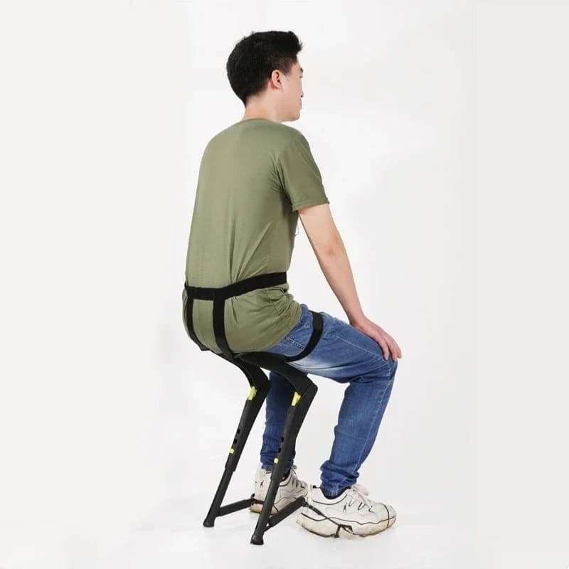 Siège sportif exosquelette portable pliant multifonction pour pêche voyage outdoor siège à porter