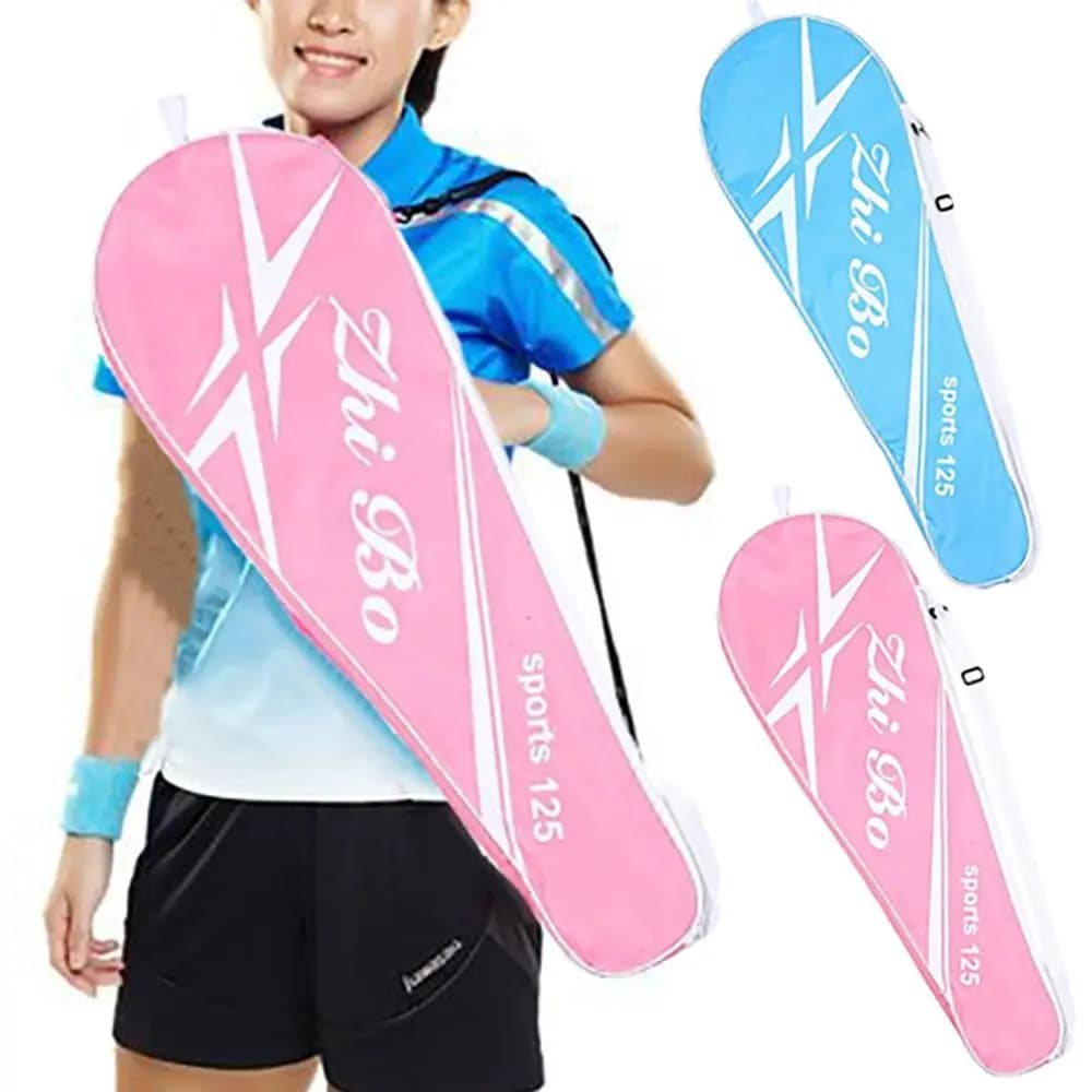 Sac raquette badminton grande capacité - Poche étanche portable à une épaule pour protection optimale