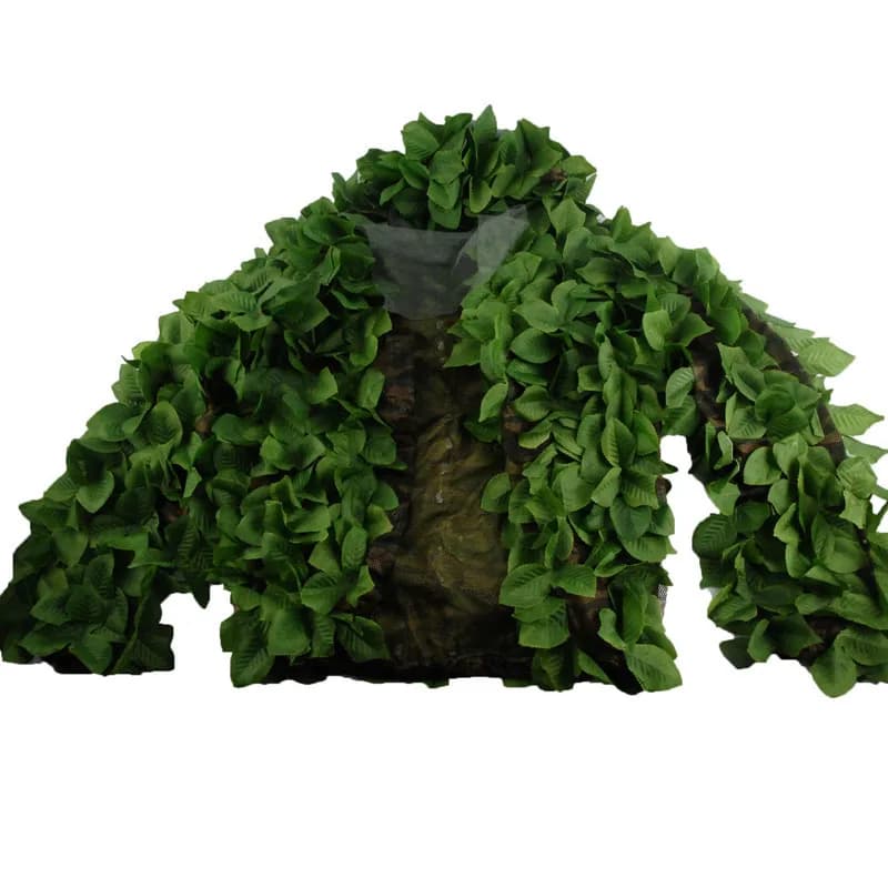 Tenue sticky flower camouflage bionique feuilles - Combinaison ghillie résistante pêche CS