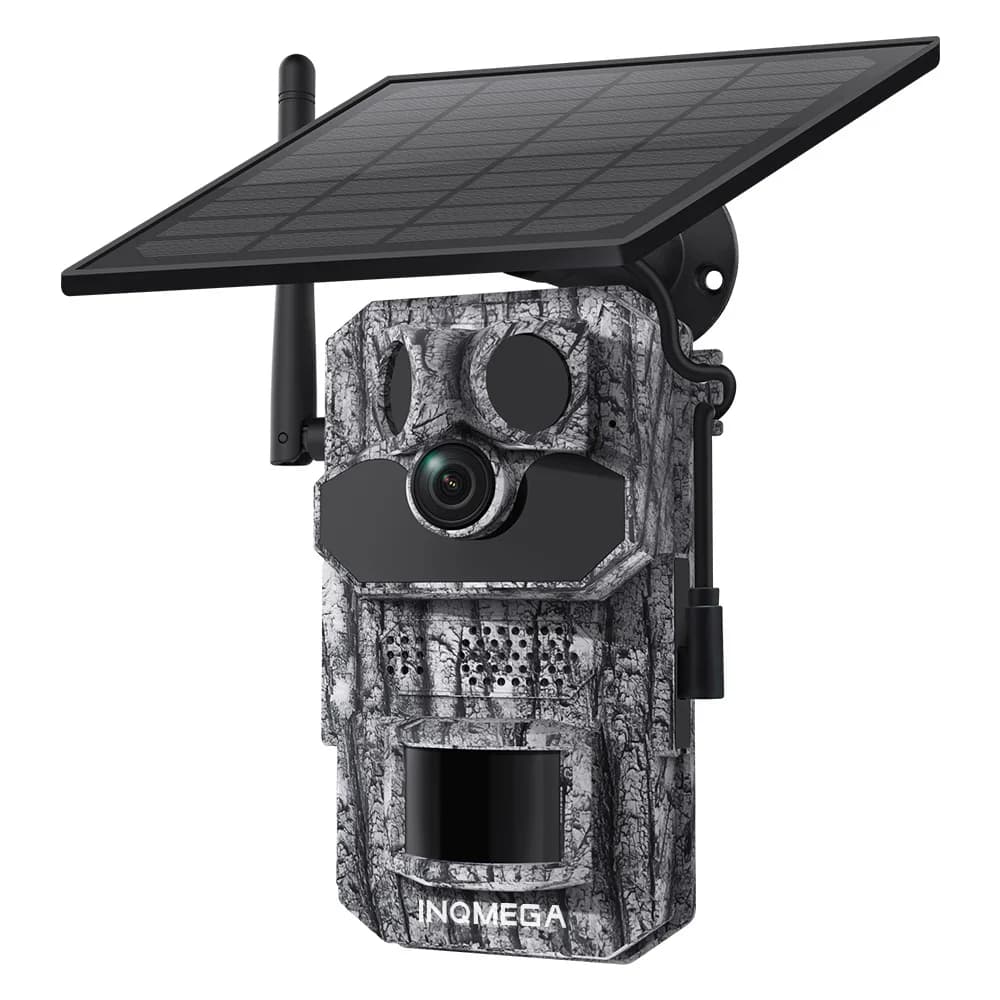 Caméra de chasse 4G solaire GPS positionnement étanche détection température monitoring animal extérieur