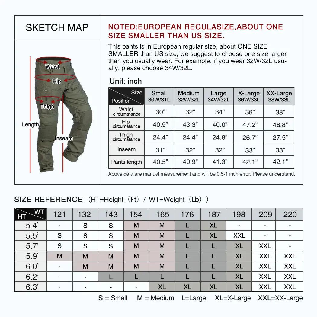 Pantalon tactique IDOGEAR Combat UFS genouillères camouflage pêche outdoor chasse 3209