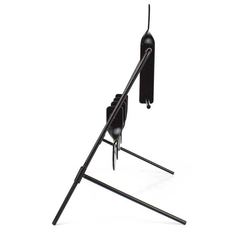 Support cible métallique rotatif 4+1 pour entraînement tir - Accessoire pêche et chasse polyvalent