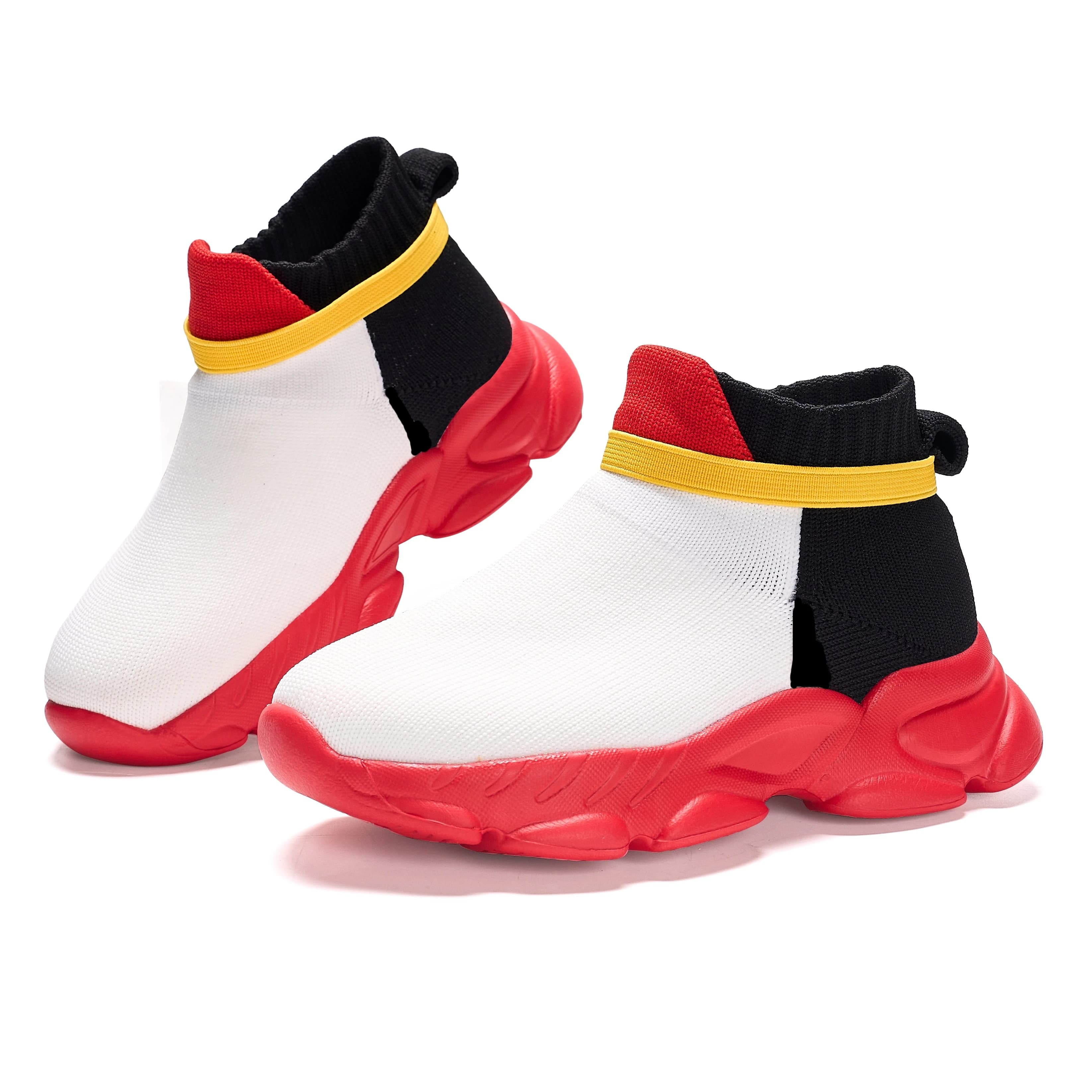 Chaussures Shadow pour enfants - Sneakers rouges inspirées de Sonic, pour garçons et filles, style gaming