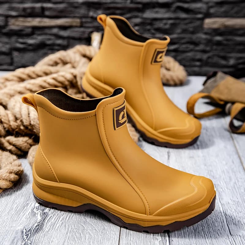 Chaussures de pluie unisextes résistantes printemps automne - Bottes mode casual grandes tailles homme femme