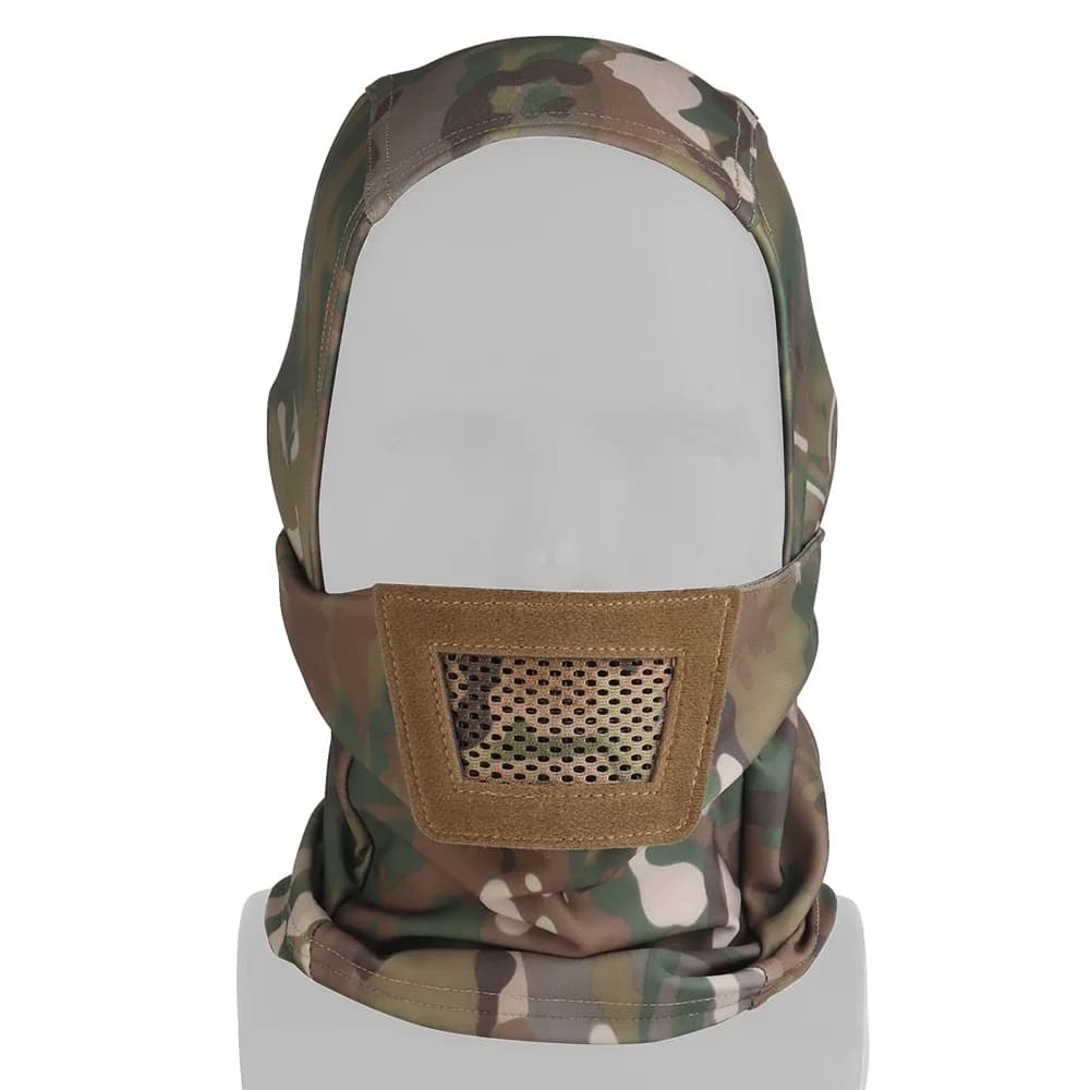 Masque airsoft protection intégrale pêche chasse paintball cyclisme balaclava tête