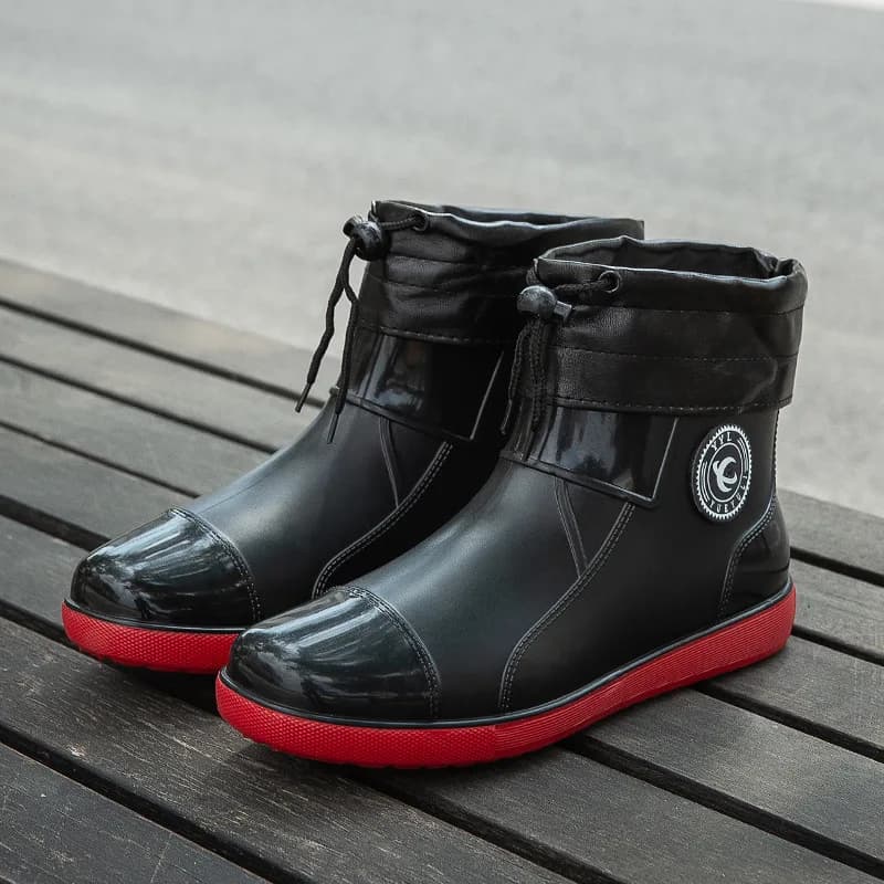 Bottes homme 2024 mode extérieur imperméables quatre saisons confortables anti-dérapantes chaussures pêche