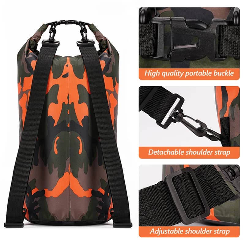 Sac à dos étanche 30L 15L poche séparation humide kayak bateau natation sports extérieurs XAZ9