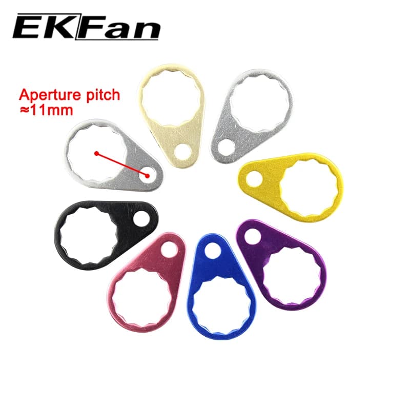 Vis à écrou avec plaque EKFan pour moulinets Shimano/Daiwa/ABU - Pièce détachée de rechange