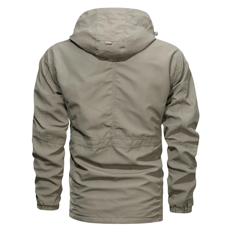 Veste interchange pour pêche camping - Coupe-vent avec capuche - Printemps automne - Homme