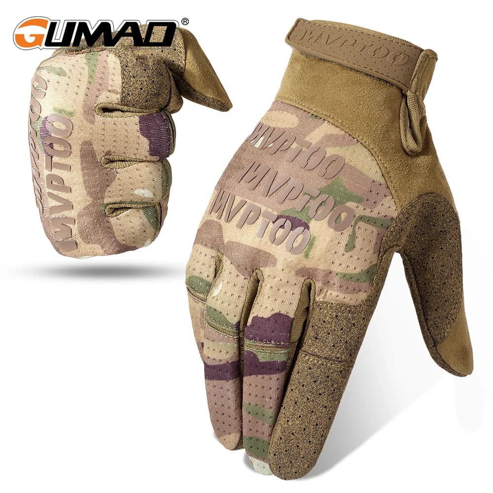 Gants de pêche compatibles écran tactile - Randonnée, camping, paintball et vélo pour pêcheurs actifs