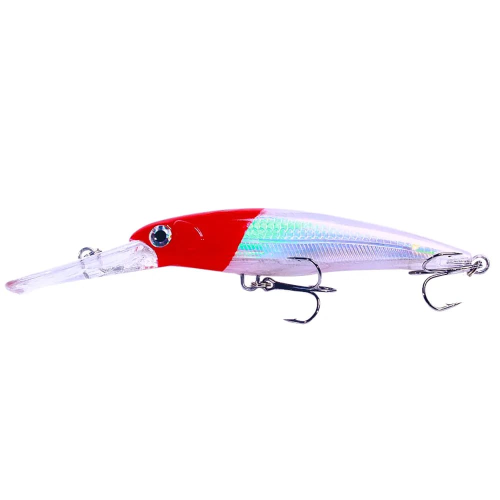 Leurre dur crankbait 17cm 30g pour brochet sandre et bar, appât wobbleur grande plongée