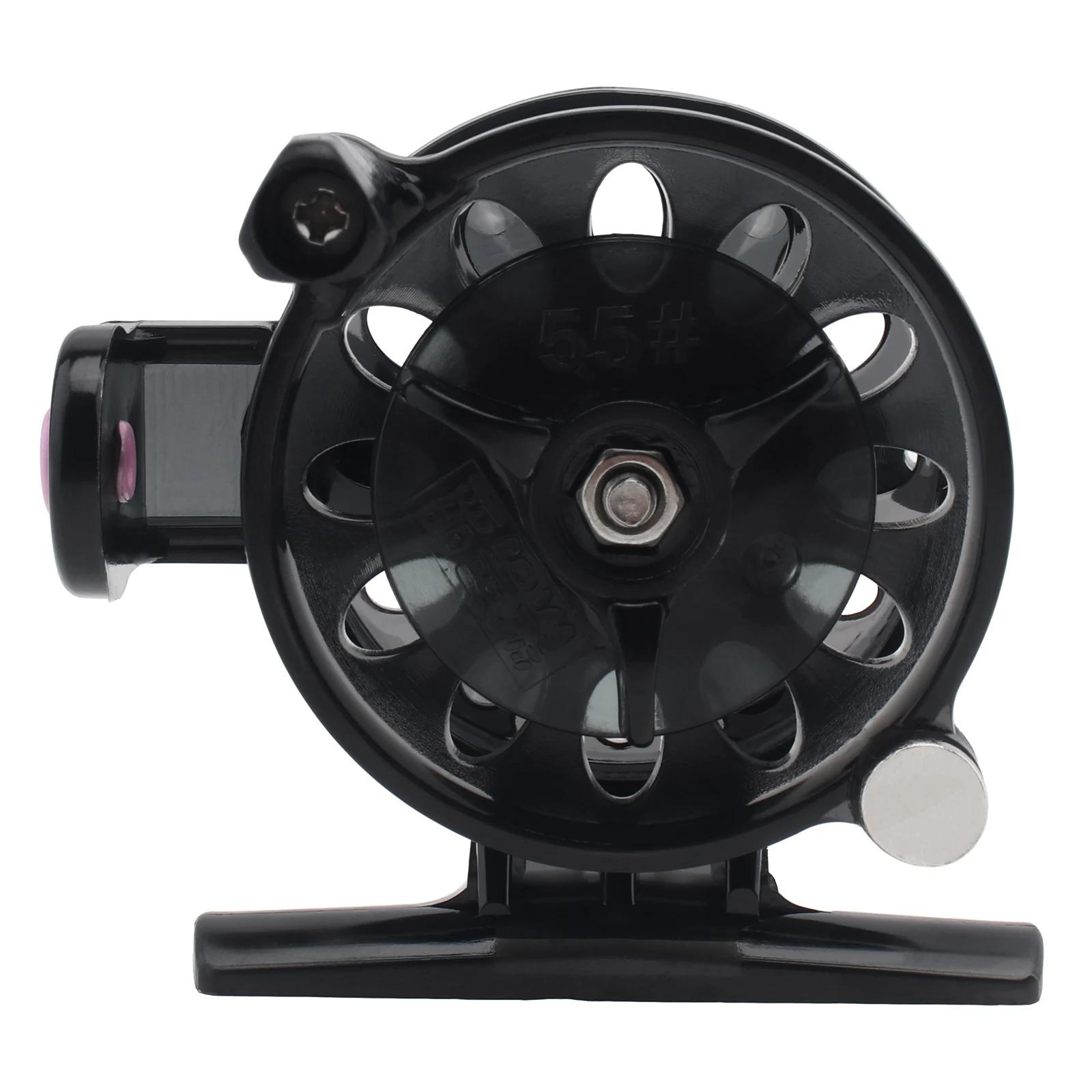 Moulinet de pêche miniature portable 1:1 pour carpe et glace - matériel de pêche hivernale et tactique