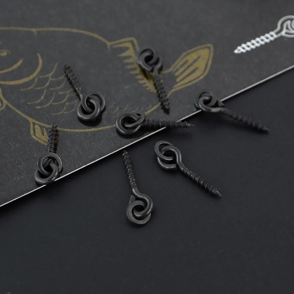 Hirisi 20 pièces vis à boilies pour carp fishing avec anneau solide outil appât chod rigs