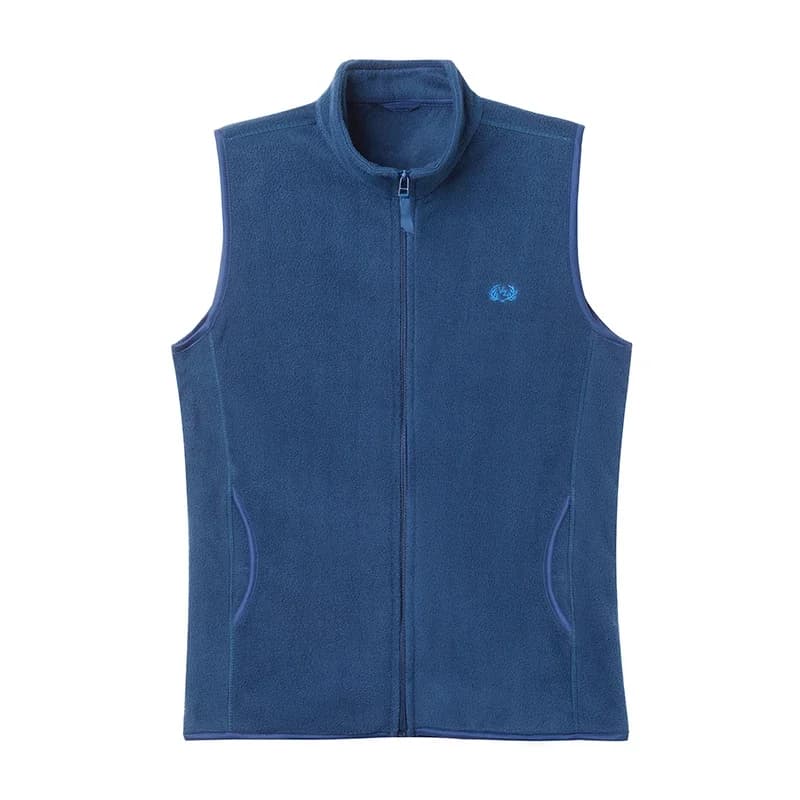 Veste polaire homme mode décontractée broderie - Veste doublée polaire sans manches tendance