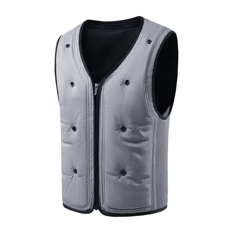 Gilet rafraîchissant circulation eau été - Veste climatisation outdoor protection solaire hommes