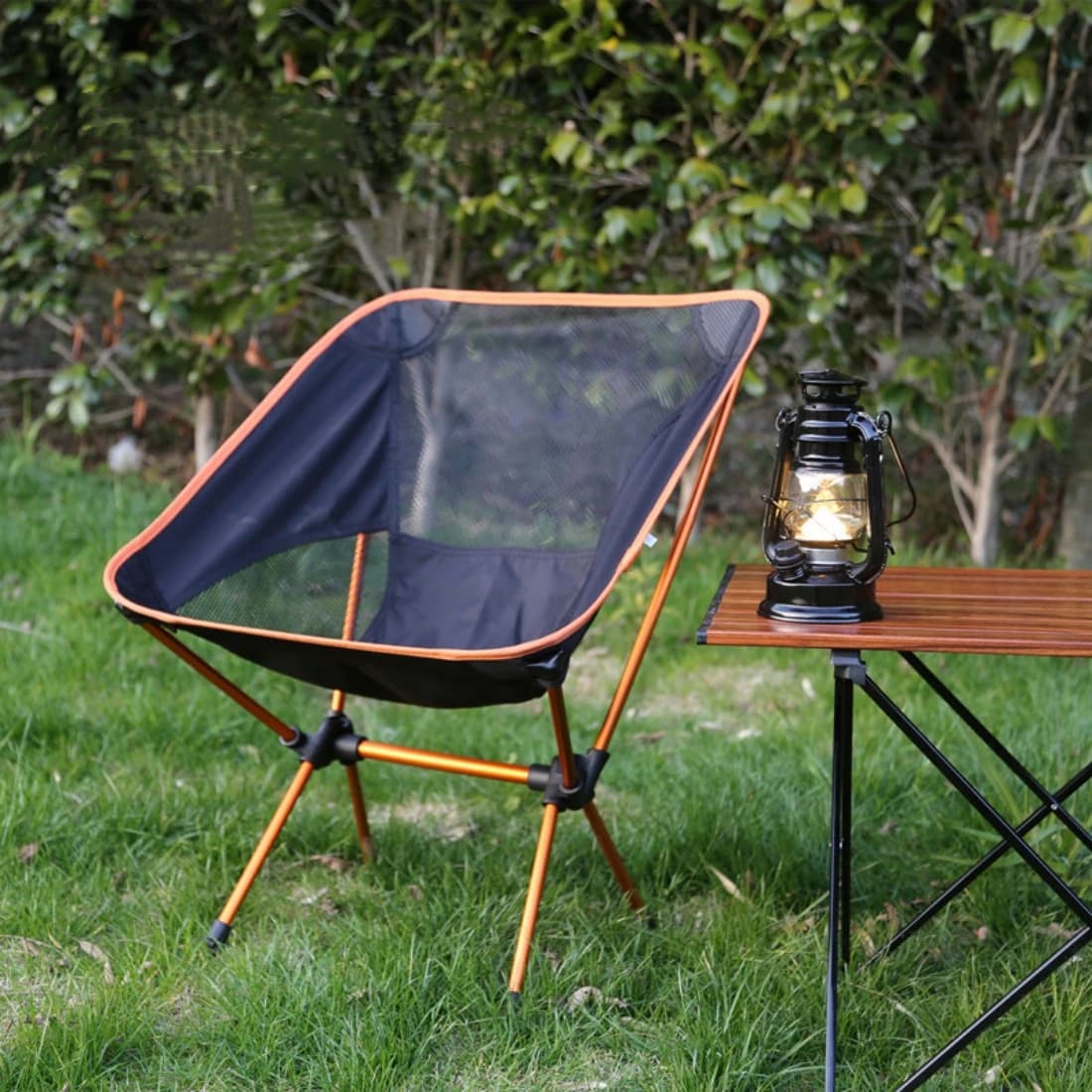 Chaise lune pliante en aluminium léger - Siège de camping portable pour activités de plein air