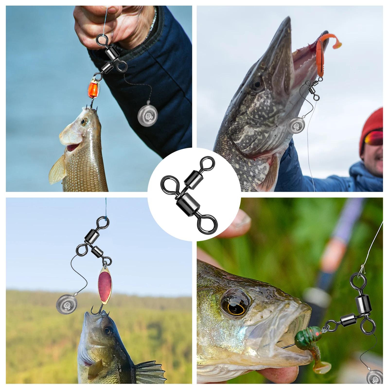 Émerillons triangle pêche 3 voies pour fond catfish et pêche à rôder accessoires carnassiers