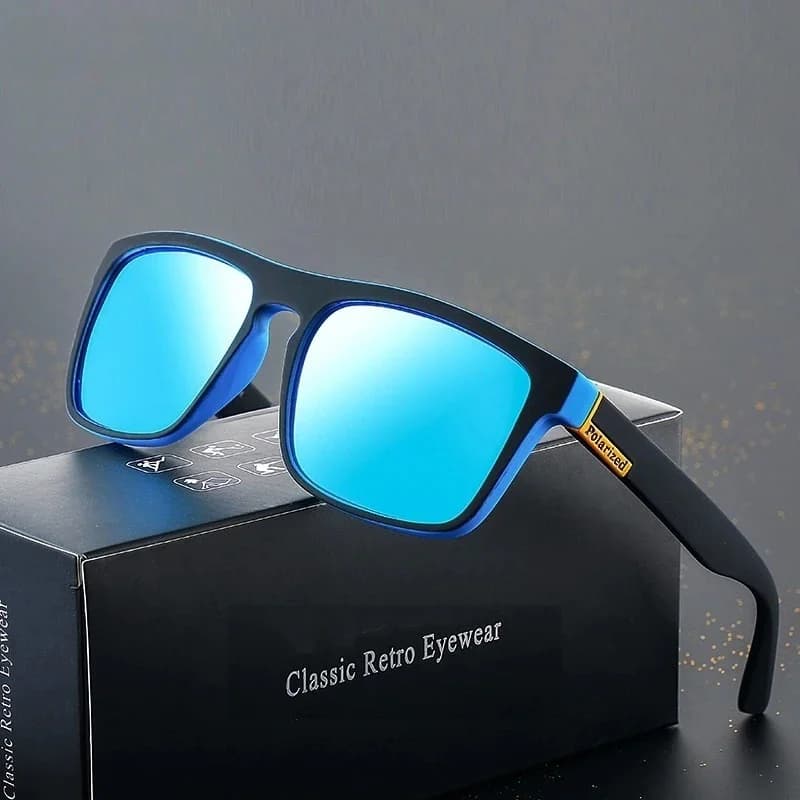 Lunettes de pêche vintage polarisées luxe anti-éblouissement - style rétro conduite