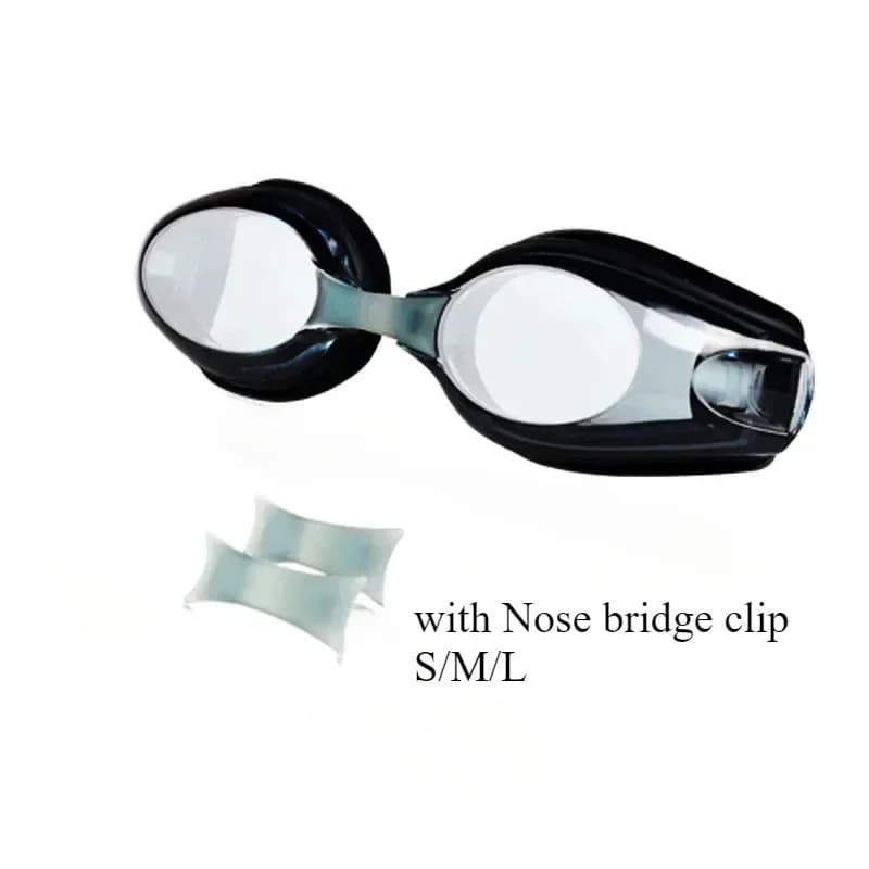 Lunettes de natation enfants 4-14 ans avec verres correcteurs et spray anti-buée - Sécurité et confort