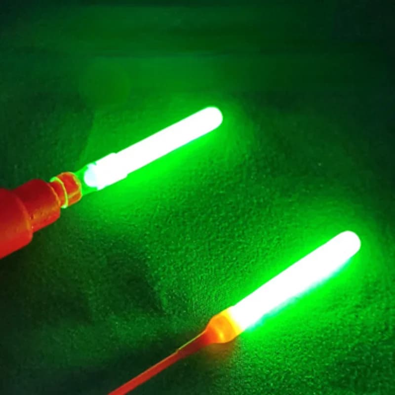 50/100 bâtons lumineux fluo 4.5mm pour flotteurs de pêche - accessoires pêche nocturne