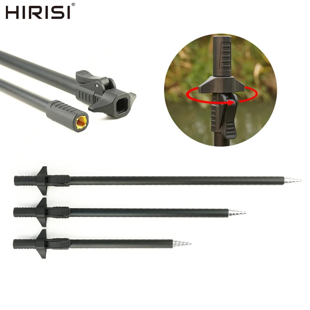 Support de canne télescopique Hirisi en aluminium - Banksticks réglables pour rod pod pêche de la carpe