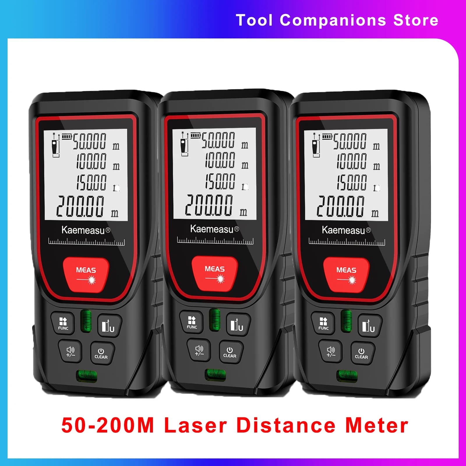 Télémètre laser professionnel 50-200m pour pêche grande distance et travaux techniques