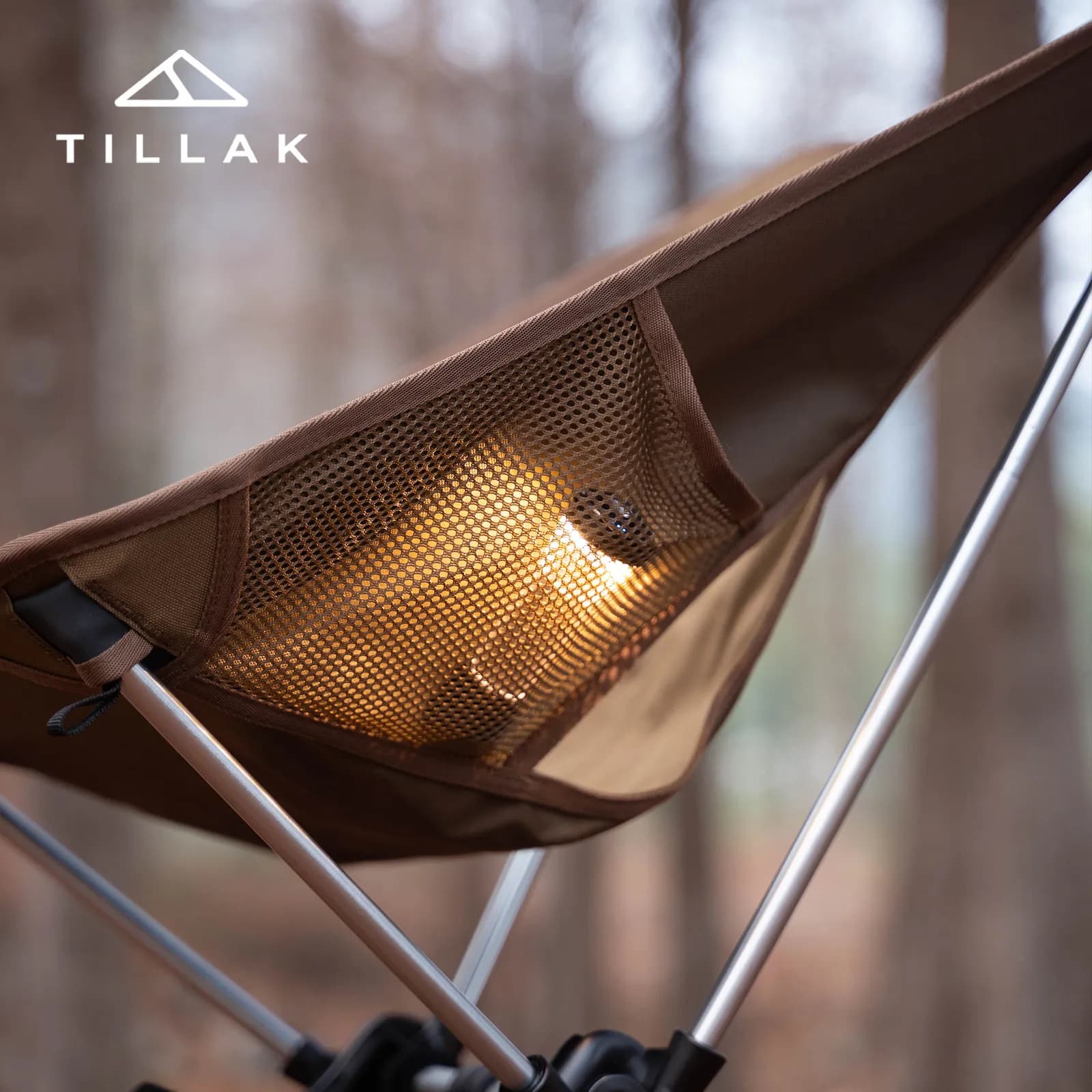 Fauteuil pliant tactique TILLAK ultra-léger renforcé CORDURA pour pêche camping randonnée
