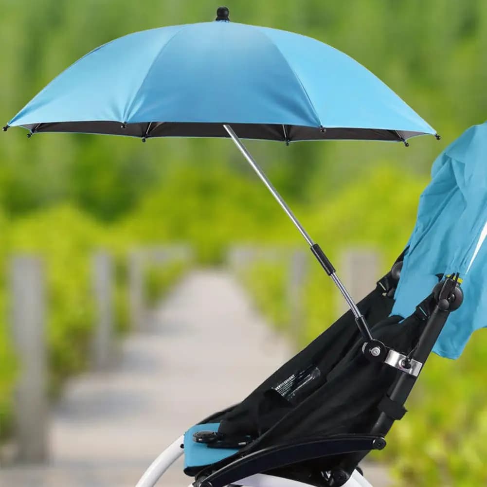 Parapluie de chaise avec pince ajustable - Protection UV portable pour camping pêche jardin