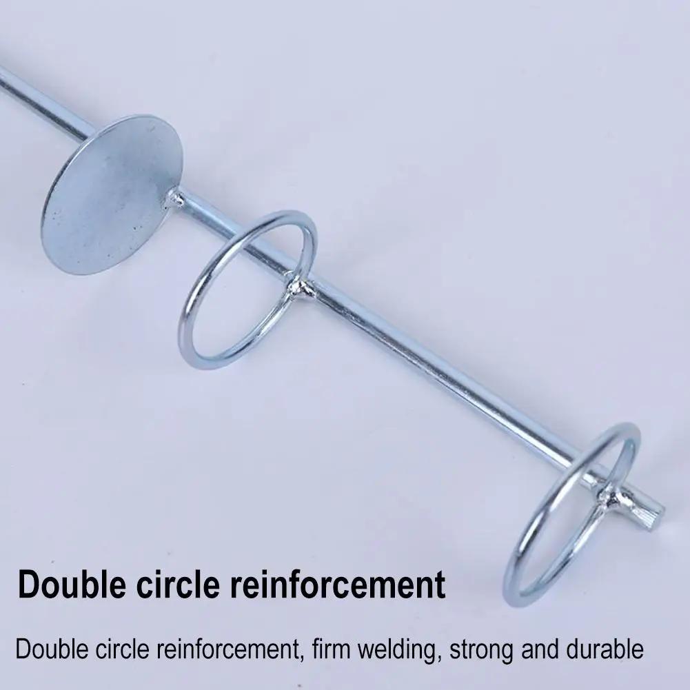 Support double pour canne mer réglable en métal - Bracket acier insertion sol