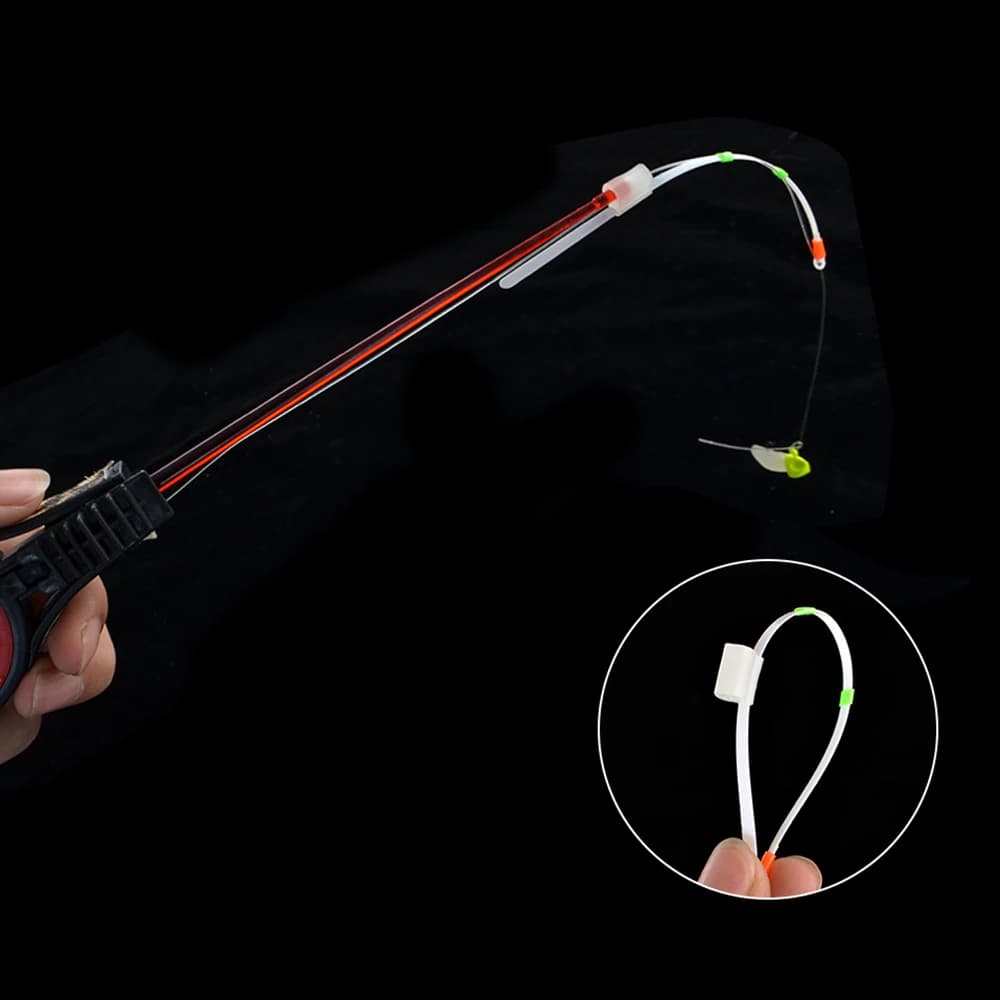 Lot 5 scions plastique pêche glace 10-18cm FISH KING hiver portable extérieur accessoire matériel pêche