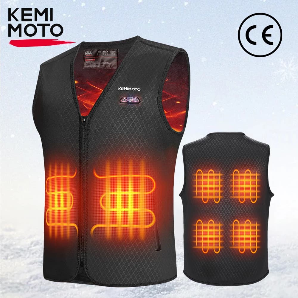 Veste chauffante électrique USB pour pêche hivernale - Veston thermique hommes femmes activités outdoor