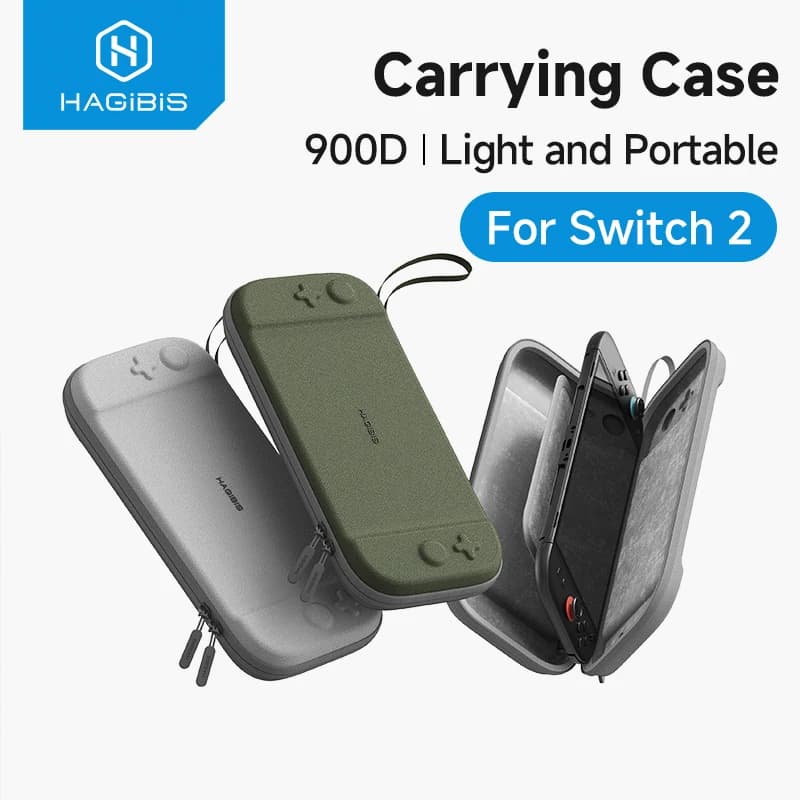 Coque rigide Hagibis Nintendo Switch - Housse de voyage coque dure protection 10 cartouches jeux