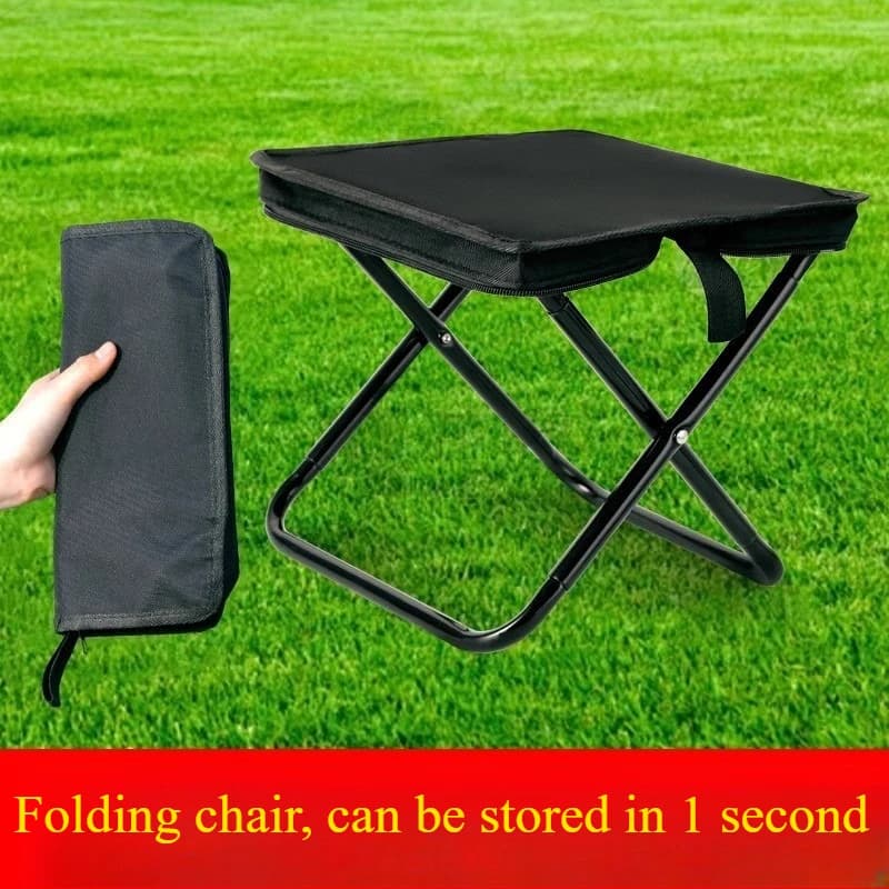 Tabouret pliant sac à main portable - Mini-siège pêche léger pour camping et voyage
