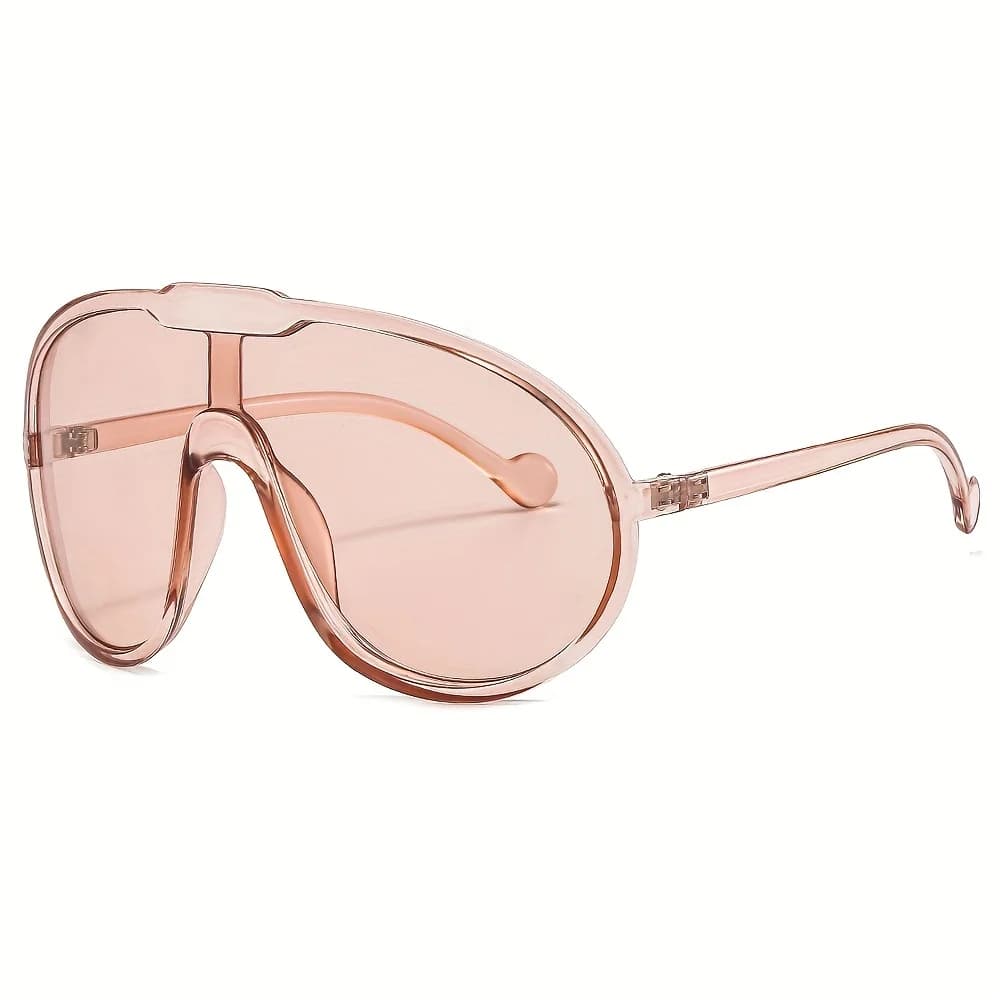 Lunettes de soleil carrées surdimensionnées vintage punk UV400 pour femmes et hommes